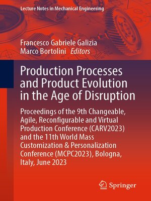cover image of Production Processes and Product Evolution in the Age of Disruption